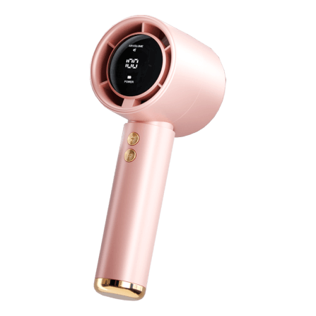 พัดลมพกพา SONAR FLYBIRD 3IN1 รุ่น N68 แบตเตอรี่ 5000MAH ชาร์จไฟได้ จอแสดงผล LED สีชมพู_0